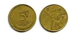 5 франков (Бодуэн I) Бельгия