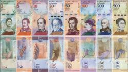 Набор банкнот Венесуэлы 2018 год