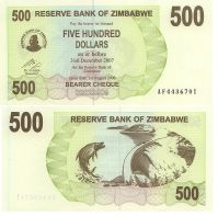 500 долларов рыба Зимбабве 2006 год