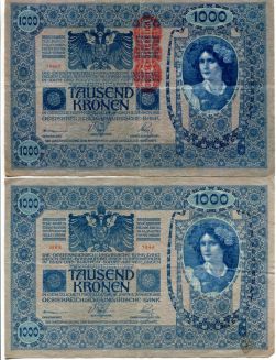 1000 крон Австрия 1902 год