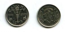 5 центов 2005 год Канада