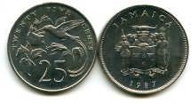 25 центов Ямайка