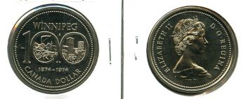 1 доллар 1974 год Канада