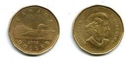 1 доллар 2005 год Канада