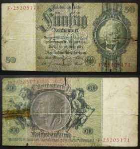 50 марок 1933 год Германия