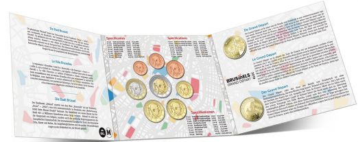 Набор монет евро Бельгии 2019 год