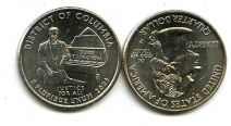 25 центов (квотер) 2009 год (Федеральный округ Колумбия) США