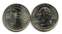25 центов (квотер) 2009 год (Пуэрто-Рико) США