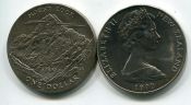 1 доллар Новая Зеландия гора Кука 1970 год
