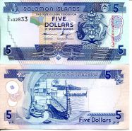 5 долларов 2006 год Соломоновы острова