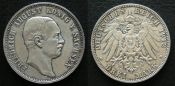 3 марки Саксония (Германия, 1913 год E)