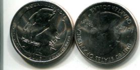 25 центов гора Рашмор (США, 2013 год)