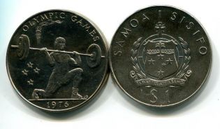 1 тала 1976 год Олимпиада Самоа и Сизифо