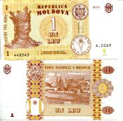 1 лей Молдова 2006 год