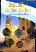 Набор евро Сан-Марино сборный от 1 евро до 1 цента