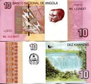 10 кванз Ангола 2012 год